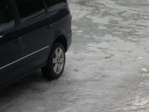 Eislaufplatz als Parkplatz