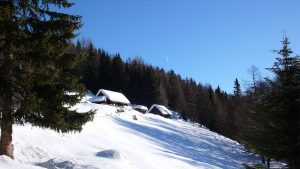 Fixl Hütte im Winterkleid