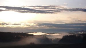 Morgennebel in der Weststeiermark