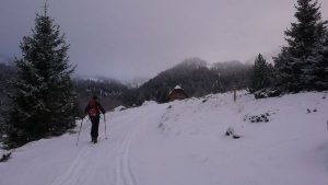 Aufstieg vorbei an der Linderhütte