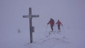 Kragelschinken 1.845 m, erster Gipfel des Tages