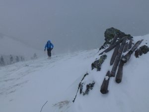 Die letzten Meter zur Gipfelkuppe