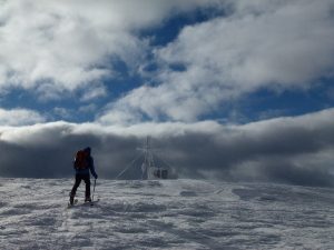 Die letzten Meter zum Lärchkogel-Gipfel