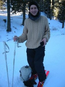 Philipp bei seiner ersten Skitour